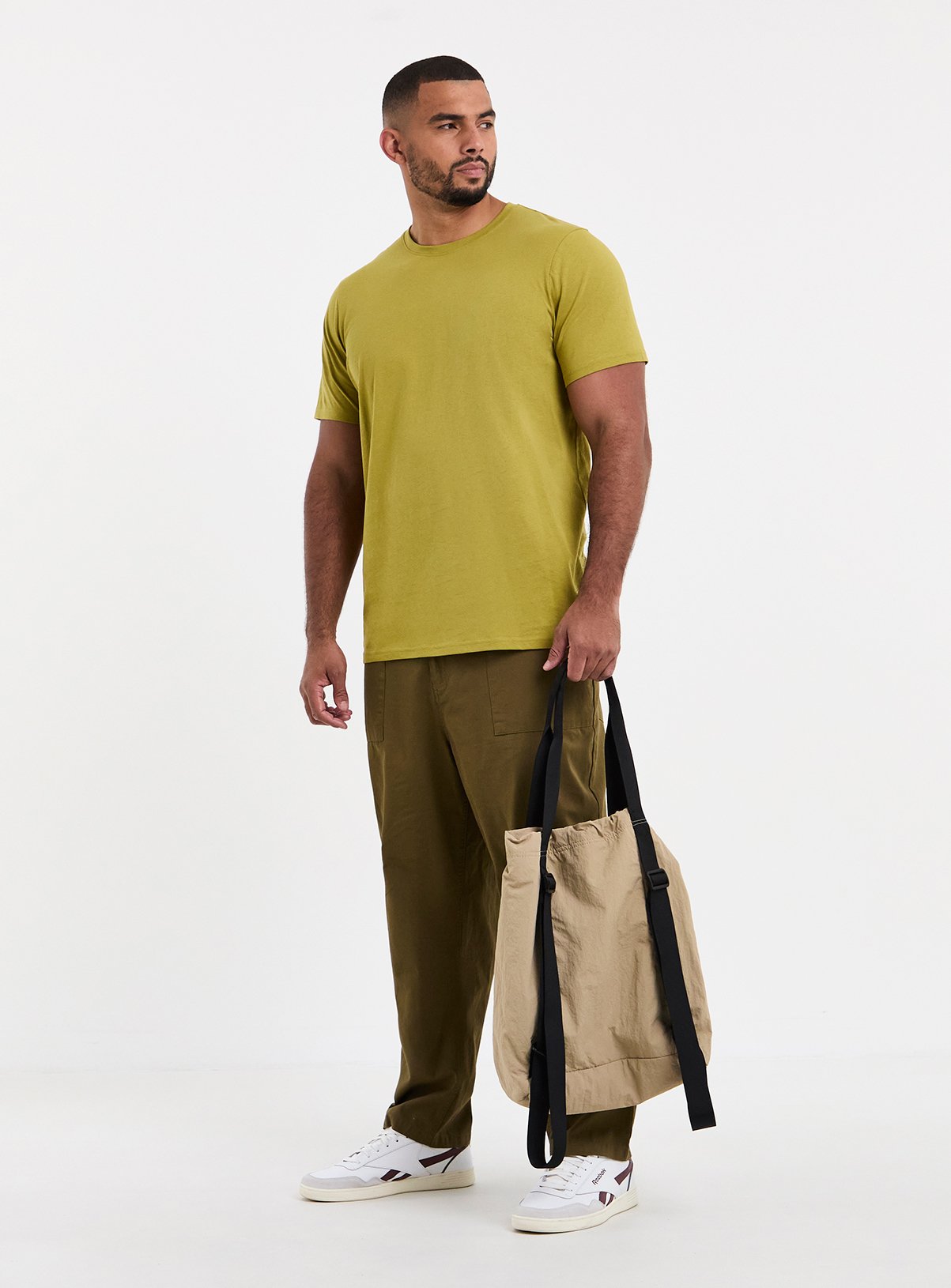 JACAMO 5 Pack Pure Cotton Crew Neck T-shirts L - Image 2 thumbnail